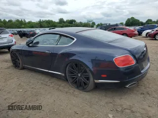 2013 Bentley Continental GT with VIN SCBFC7ZA4DC084868, listed as a Copart auction lot 54187554 with Not Provided miles and Salvage Title. Bid and sale history available at DreamBid. Image 2.