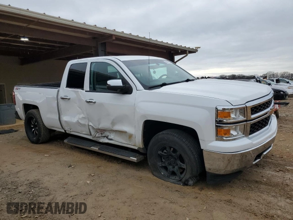 2014 Chevrolet Silverado 1500 Work Truck with VIN 1GCVKPEC1EZ282020, listed as a Copart auction lot 43467675 with 153,807 mi miles and Salvage Title. Bid and sale history available at DreamBid. Image 4.