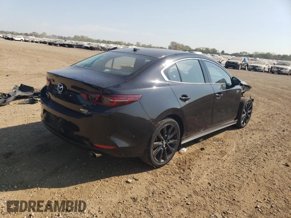 2021 Mazda 3 2.5 Turbo with VIN JM1BPBAY1M1311585, listed as a Copart auction lot 71673614 with 12,452 mi miles and Salvage Title. Bid and sale history available at DreamBid. Image 3.