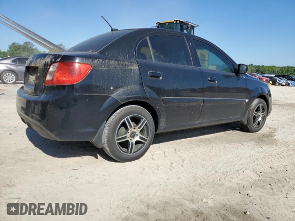 2011 Kia Rio LX with VIN KNADH4A31B6749736, listed as a Copart auction lot 53128685 with 103,392 mi miles and Clean Title. Bid and sale history available at carsss.com. Image 3.