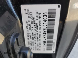 2000 Honda Civic EX with VIN 1HGEJ8245YL014036, listed as a Copart auction lot 68867154 with 163,759 mi miles and Salvage Title. Bid and sale history available at carsss.com. Image 14.