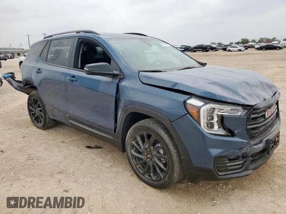 2024 GMC Terrain SLE with VIN 3GKALMEG1RL314074, listed as a Copart auction lot 57644815 with 14,829 mi miles and Salvage title. Bid and sale history available at DreamBid. Image 4.