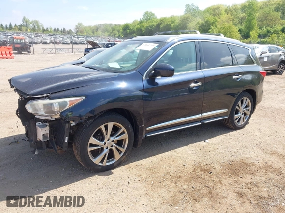 2015 Infiniti QX60 with VIN 5N1AL0MM8FC520975, listed as a IAAI auction lot 42261719 with 125,732 mi miles and . Bid and sale history available at DreamBid. Image 2.