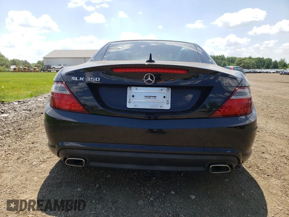 2015 Mercedes-Benz SLK-Class SLK 350 with VIN WDDPK5HA0FF110366, listed as a Copart auction lot 55655064 with 45,317 mi miles and Salvage Title. Bid and sale history available at carsss.com. Image 6.