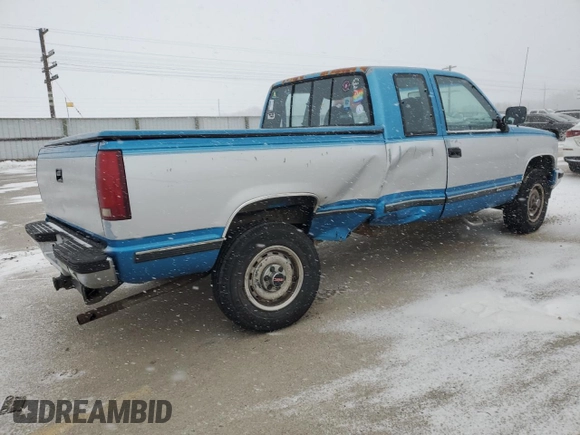 1992 GMC Sierra 2500 z VIN 2GTFK29K3N1539843, wystawiony jako Copart lot #45037335 z przebiegiem 146 355 mil mil oraz Szkody całkowita. Historia ofert i sprzedaży dostępna na DreamBid. Obrazek 3.