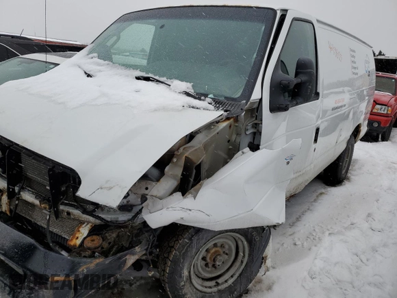 2014 Ford Econoline Cargo Commercial z VIN 1FTNS1EW9EDA76271, wystawiony jako Copart lot #46491375 z przebiegiem Nie podano mil oraz Szkoda całkowita • Salvage title. Historia ofert i sprzedaży dostępna na DreamBid. Obrazek 1.