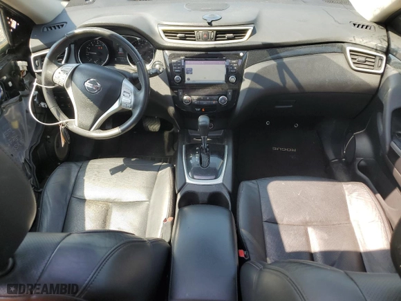 2015 Nissan Rogue SL with VIN 5N1AT2MV3FC847384, listed as a Copart auction lot 53914355 with 117,413 mi miles and Salvage Title. Bid and sale history available at carsss.com. Image 8.