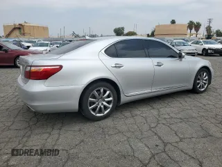 2012 Lexus LS 460 with VIN JTHBL5EFXC5108951, listed as a Copart auction lot 57759625 with 106,835 mi miles and Salvage title. Bid and sale history available at DreamBid. Image 3.