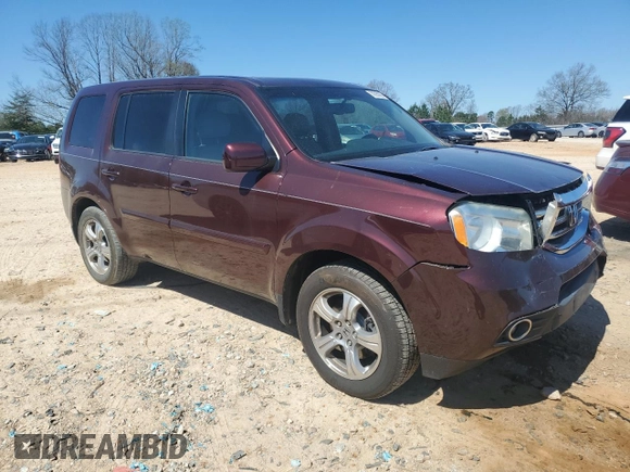2013 Honda Pilot EX-L with VIN 5FNYF3H57DB018103, listed as a Copart auction lot 50293905 with 168,833 mi miles and Salvage Title. Bid and sale history available at carsss.com. Image 4.