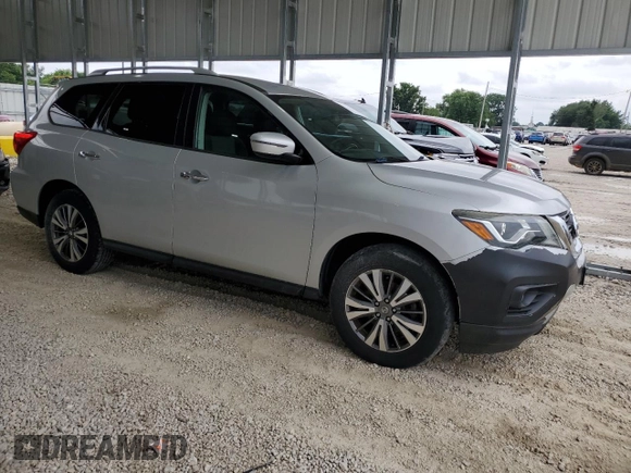 2017 Nissan Pathfinder Platinum with VIN 5N1DR2MM8HC615272, listed as a Copart auction lot 60481315 with 150,517 mi miles and Clean title. Bid and sale history available at DreamBid. Image 4.
