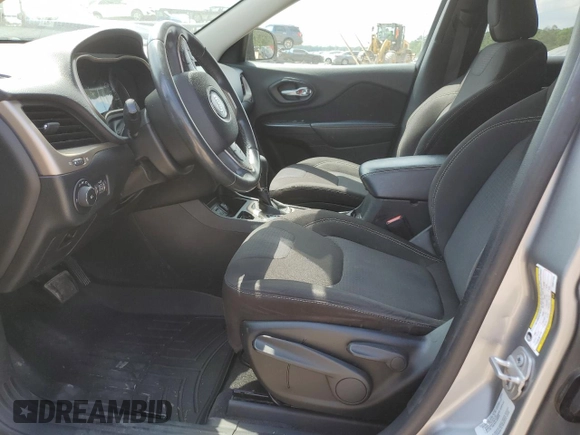 2015 Jeep Cherokee Latitude with VIN 1C4PJLCB0FW517122, listed as a Copart auction lot 53063205 with 0 mi miles and Salvage Title. Bid and sale history available at carsss.com. Image 7.