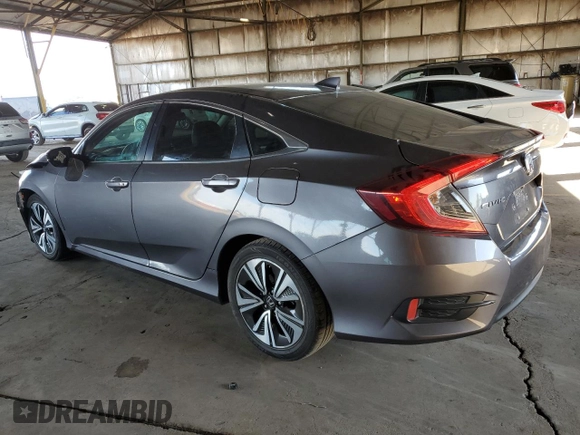 2017 Honda Civic Sedan EX-L with VIN 2HGFC1F70HH657658, listed as a Copart auction lot 51105235 with 103,030 mi miles and Salvage Title. Bid and sale history available at carsss.com. Image 2.