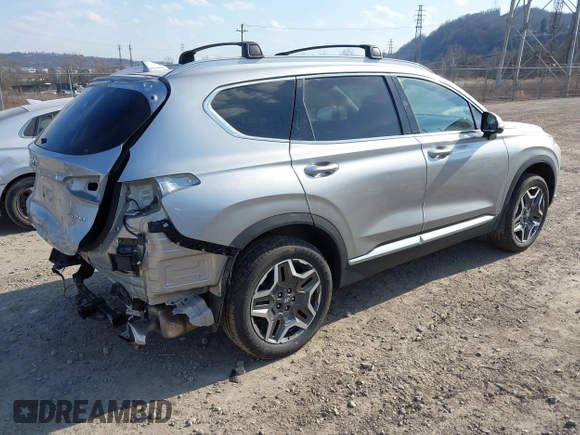 2022 Hyundai Santa Fe Limited with VIN 5NMS4DAL9NH389810, listed as a IAAI auction lot 41810611 with 40,275 mi miles. Bid and sale history available at carsss.com. Image 4.