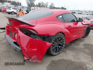 2023 Toyota Supra 3.0 with VIN WZ1DB0G04PW058168, listed as a IAAI auction lot 42383816 with 22,135 mi miles and . Bid and sale history available at DreamBid. Image 4.