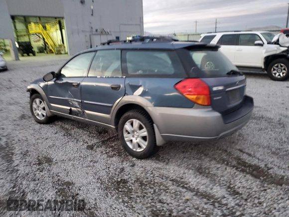 2005 Subaru Legacy Outback with VIN 4S4BP61C057371444, listed as a Copart auction lot 85390074 with Not provided miles and Salvage title. Bid and sale history available at DreamBid. Image 2.
