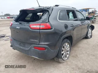 2015 Jeep Cherokee Limited with VIN 1C4PJLDB1FW708157, listed as a IAAI auction lot 41502567 with 85,354 mi miles and . Bid and sale history available at DreamBid. Image 4.