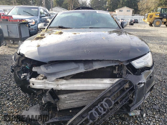 2016 Audi A5 Premium Plus with VIN WAUM2AFR4GA001550, listed as a Copart auction lot 86895444 with 100,012 mi miles and Salvage Title. Bid and sale history available at carsss.com. Image 5.