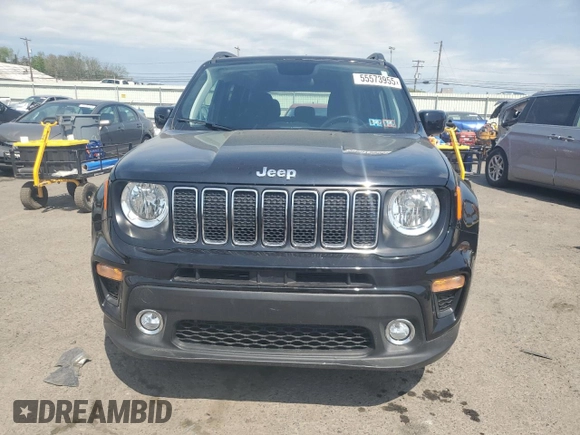 2020 Jeep Renegade Latitude with VIN ZACNJABB2LPL62415, listed as a Copart auction lot 55573955 with 37,003 mi miles and Clean Title. Bid and sale history available at carsss.com. Image 5.