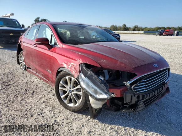 2019 Ford Fusion Hybrid SEL with VIN 3FA6P0MU7KR257491, listed as a Copart auction lot 38746563 with 0 mi miles. Bid and sale history available at carsss.com. Image 4.