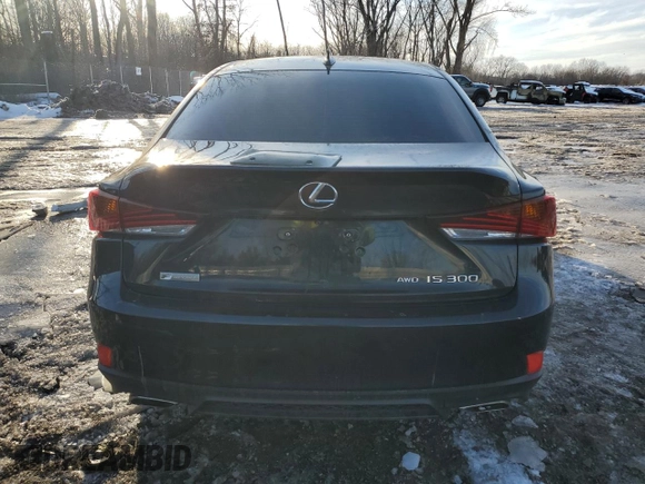 2020 Lexus IS with VIN JTHG81F29L5040816, listed as a Copart auction lot 45840415 with 103,121 mi miles and Salvage Title. Bid and sale history available at carsss.com. Image 6.