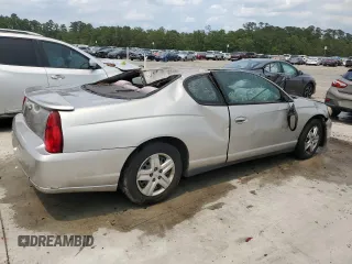 2006 Chevrolet Monte Carlo LS z VIN 2G1WJ15KX69247931, wystawiony jako Copart lot #57317285 z przebiegiem 165 525 mil mil oraz Nie do naprawy. Historia ofert i sprzedaży dostępna na DreamBid. Obrazek 3.