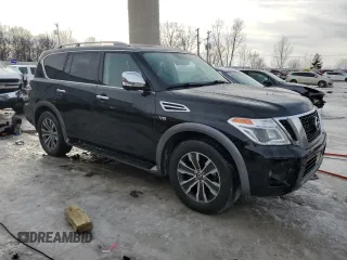 2020 Nissan Armada SL with VIN JN8AY2NC3L9621331, listed as a Copart auction lot 43926685 with 116,566 mi miles and Salvage Title. Bid and sale history available at carsss.com. Image 4.