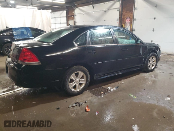 2014 Chevrolet Impala LS with VIN 2G1WA5E38E1185801, listed as a Copart auction lot 72343864 with Not Provided miles and Salvage Title. Bid and sale history available at DreamBid. Image 3.
