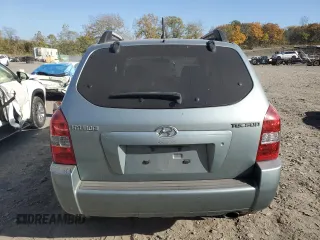 2007 Hyundai Tucson GLS with VIN KM8JM12B87U529322, listed as a Copart auction lot 76936004 with 173,251 mi miles and Salvage Title. Bid and sale history available at carsss.com. Image 6.