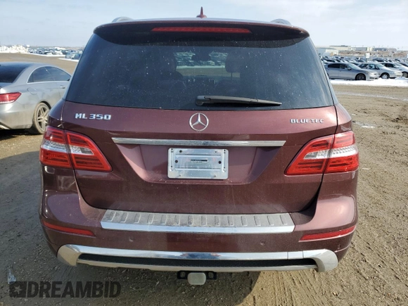 2014 Mercedes-Benz M 350 with VIN 4JGDA2EB5EA315457, listed as a Copart auction lot 51488915 with 177,858 mi miles and Clean Title. Bid and sale history available at DreamBid. Image 6.