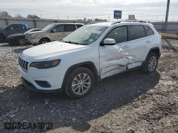 2019 Jeep Cherokee Latitude with VIN 1C4PJLCX3KD129402, listed as a Copart auction lot 43176705 with 100,137 mi miles and Salvage Title. Bid and sale history available at carsss.com. Image 1.