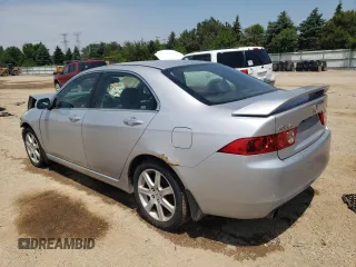 2004 Acura TSX with VIN JH4CL96804C038465, listed as a Copart auction lot 59742455 with 214,215 mi miles and Salvage title. Bid and sale history available at DreamBid. Image 2.