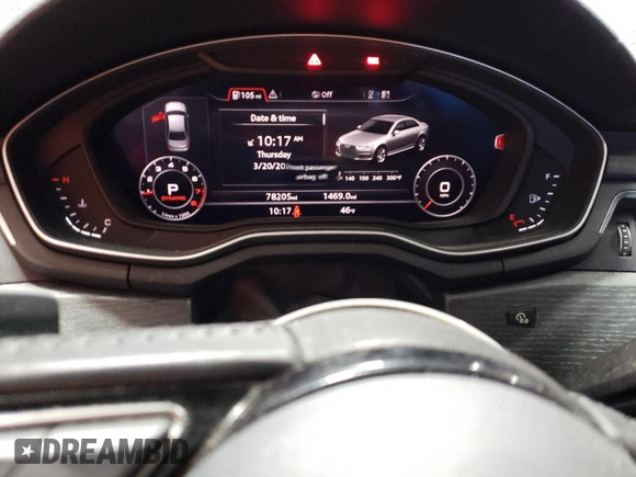 2018 Audi A4 Premium Plus z VIN WAUENAF46JA052930, wystawiony jako Copart lot #49940065 z przebiegiem 78 205 mil mil oraz Szkoda całkowita • Salvage title. Historia ofert i sprzedaży dostępna na DreamBid. Obrazek 9.
