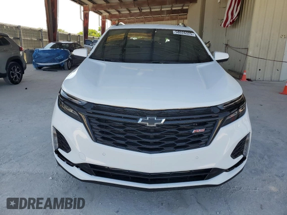 2024 Chevrolet Equinox RS z VIN 3GNAXMEG5RS217098, wystawiony jako Copart lot #58026325 z przebiegiem 10 744 mil mil oraz Nie do naprawy • Non repairable. Historia ofert i sprzedaży dostępna na DreamBid. Obrazek 5.