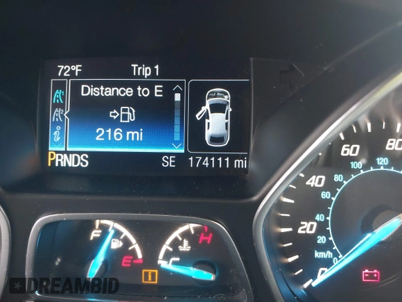2013 Ford Escape SE with VIN 1FMCU0GX6DUC98598, listed as a IAAI auction lot 42133641 with 174,111 mi miles and . Bid and sale history available at DreamBid. Image 15.
