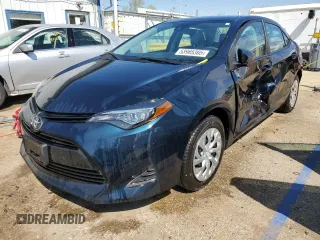2019 Toyota Corolla L with VIN 2T1BURHE8KC175137, listed as a Copart auction lot 53985305 with 51,200 mi miles and Salvage Title. Bid and sale history available at DreamBid. Image 1.