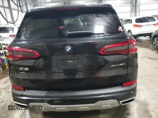 2019 BMW X5 xDrive40i with VIN 5UXCR6C57KLL51601, listed as a Copart auction lot 41971365 with 50,155 mi miles and Salvage Title. Bid and sale history available at carsss.com. Image 6.