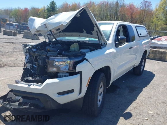 2024 Nissan Frontier S with VIN 1N6ED1CL2RN671303, listed as a IAAI auction lot 42165483 with 13,654 mi miles and . Bid and sale history available at DreamBid. Image 2.