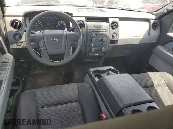 2014 Ford F-150 XL with VIN 1FTFX1CF5EKD13133, listed as a Copart auction lot 56876035 with 128,636 mi miles and Salvage title. Bid and sale history available at DreamBid. Image 8.