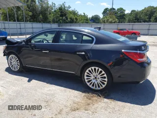 2015 Buick LaCrosse Premium II with VIN 1G4GF5G35FF224943, listed as a Copart auction lot 66377424 with 120,387 mi miles and Salvage Title. Bid and sale history available at DreamBid. Image 2.