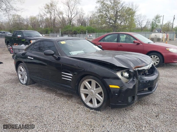 2004 Chrysler Crossfire with VIN 1C3AN69L64X019286, listed as a IAAI auction lot 41994336 with 1 mi miles. Bid and sale history available at carsss.com. Image 1.