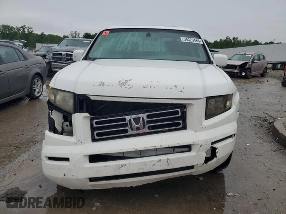 2008 Honda Ridgeline RTL z VIN 2HJYK16578H539899, wystawiony jako Copart lot #54323465 z przebiegiem Nie podano mil oraz Nie do naprawy • Non repairable. Historia ofert i sprzedaży dostępna na DreamBid. Obrazek 5.