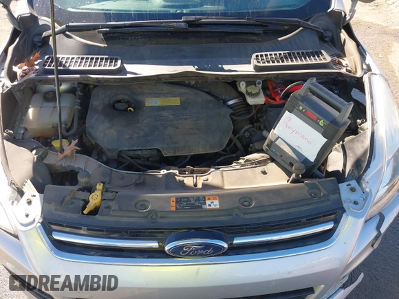 2014 Ford Escape Titanium with VIN 1FMCU0JX7EUC59643, listed as a IAAI auction lot 41082952 with 143,899 mi miles. Bid and sale history available at carsss.com. Image 10.