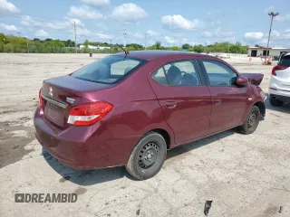 2017 Mitsubishi Mirage ES with VIN ML32F3FJ6HHF14592, listed as a Copart auction lot 65472224 with 130,216 mi miles and Salvage title. Bid and sale history available at DreamBid. Image 3.