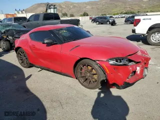 2023 Toyota GR Supra 3.0 with VIN WZ1DB0G04PW055139, listed as a Copart auction lot 61409954 with 14,025 mi miles and Clean Title. Bid and sale history available at carsss.com. Image 4.