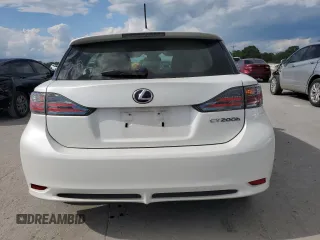 2012 Lexus CT 200h with VIN JTHKD5BH6C2099265, listed as a Copart auction lot 57091615 with 164,532 mi miles and Salvage title. Bid and sale history available at DreamBid. Image 6.