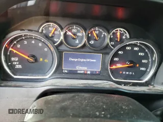 2020 Chevrolet Silverado 1500 LT with VIN 1GCRYDED3LZ135203, listed as a Copart auction lot 48203185 with 50,589 mi miles and Salvage Title. Bid and sale history available at carsss.com. Image 9.