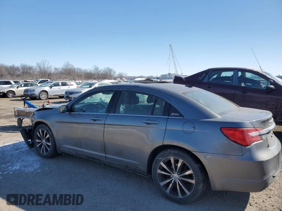 2013 Chrysler 200 Limited with VIN 1C3CCBCG3DN679445, listed as a Copart auction lot 46156645 with 127,788 mi miles and Salvage Title. Bid and sale history available at DreamBid. Image 2.