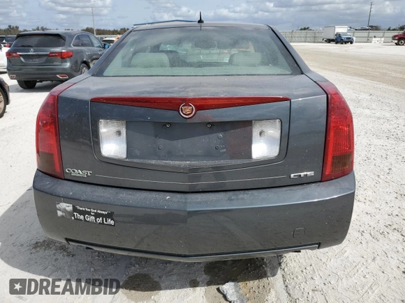2007 Cadillac CTS with VIN 1G6DP577270136849, listed as a Copart auction lot 77026184 with 0 mi miles and Non Repairable. Bid and sale history available at carsss.com. Image 6.