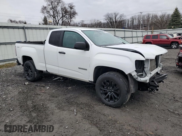 2021 GMC Canyon 4WD Elevation Standard with VIN 1GTH6BEN1M1289178, listed as a Copart auction lot 50322325 with 53,875 mi miles and Salvage Title. Bid and sale history available at carsss.com. Image 4.