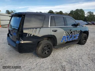 2020 Chevrolet Tahoe Commercial with VIN 1GNLCDEC4LR233952, listed as a Copart auction lot 41611725 with 67,107 mi miles and Salvage Title. Bid and sale history available at carsss.com. Image 3.